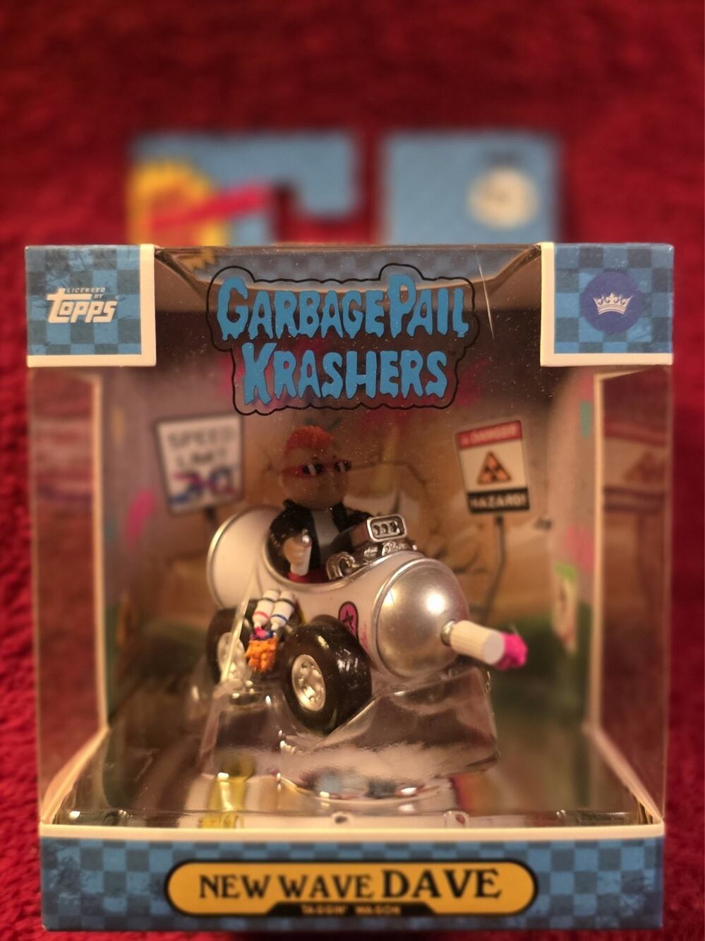 Garbage Pail Krashers New Wave Dave Pull Back Racer Topps GPK New in Box